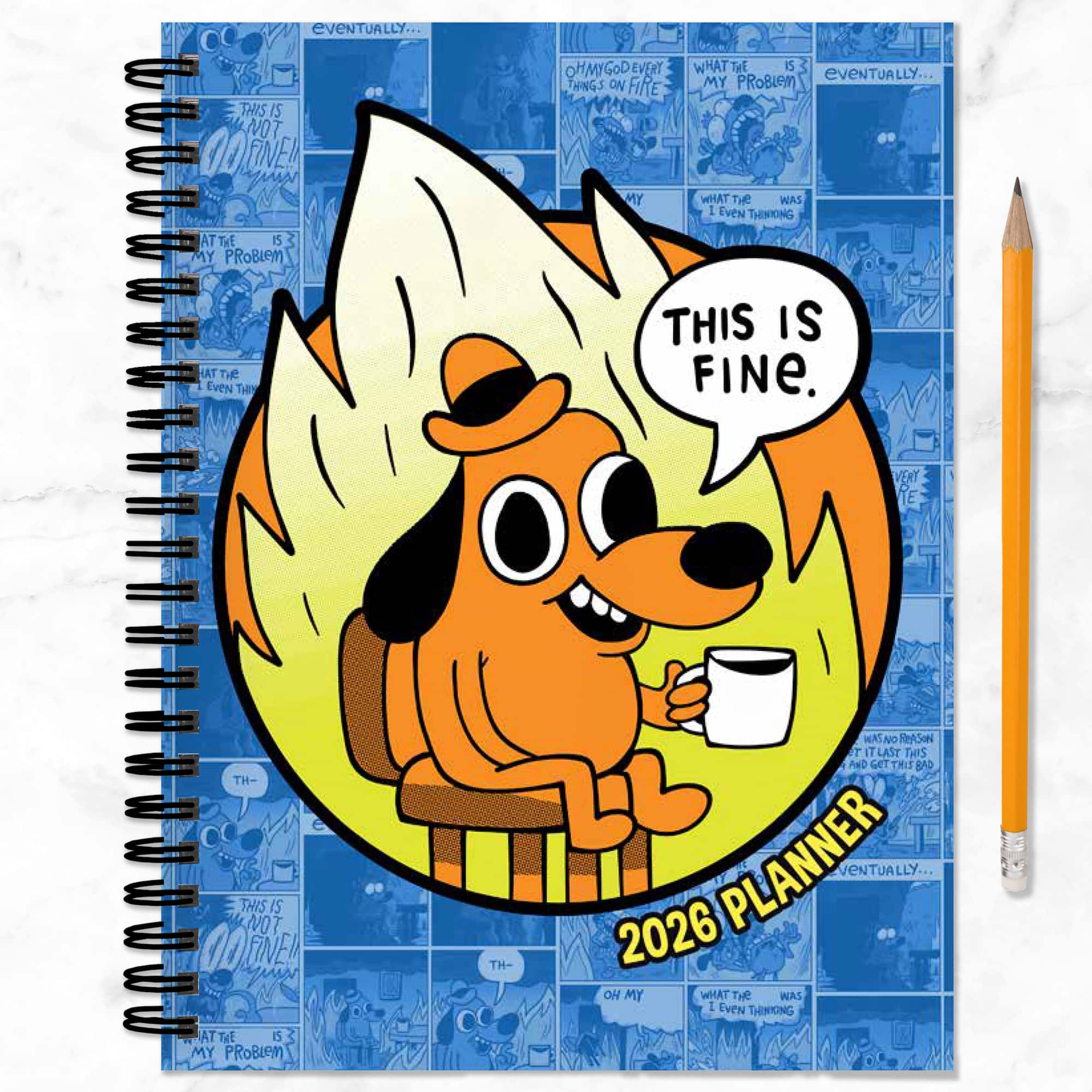 2026 This is Fine Medium Weekly Monthly Planner